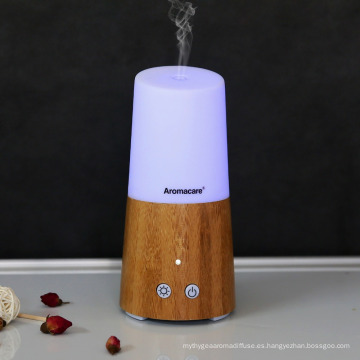 Aromacare ZSTITAN Mini Bamboo Recargaable Aroma Aroma y humidificador de aire